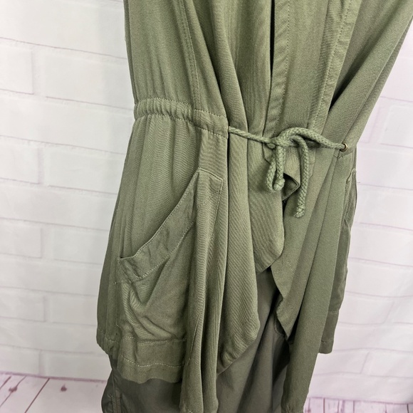 💚|•MIAMI•| Hunter Green Belted Best Size Small - Picture 5 of 10